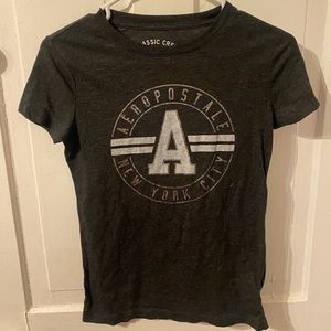 Simple small dark gray Aeropostale t shirt